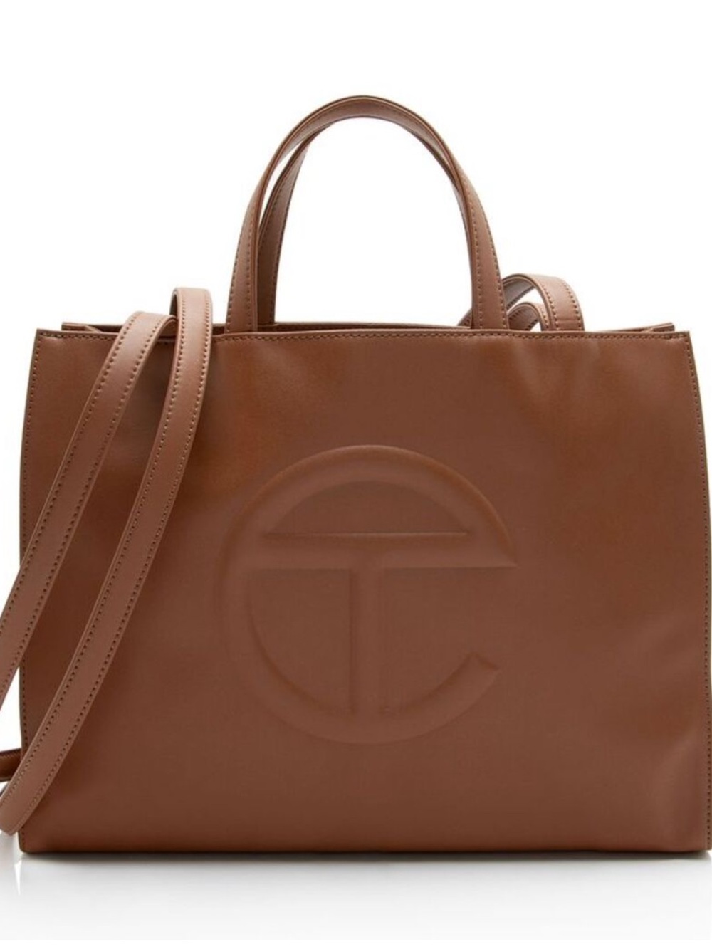 Telfar tan large Tote